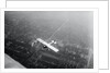 Charles Lindbergh Flying Over Landscape by Anonymous