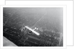 Charles Lindbergh Flying Over Landscape by Anonymous
