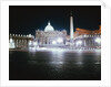 Saint Peter's Square and Basilica by Anonymous