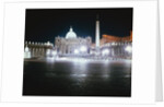 Saint Peter's Square and Basilica by Anonymous