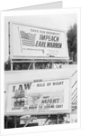 Political Billboards About Chief Justice Earl Warren by Anonymous