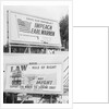 Political Billboards About Chief Justice Earl Warren by Anonymous