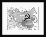 Great Decisions Map of Communist Countries by Anonymous