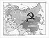 Great Decisions Map of Communist Countries by Anonymous