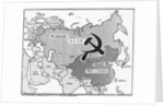 Great Decisions Map of Communist Countries by Anonymous