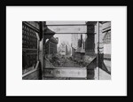 View of Steel Girders of the Old Times Tower by Anonymous