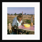 Monkey Eating Lunch by Anonymous