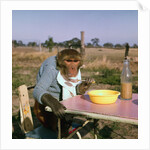 Monkey Eating Lunch by Anonymous