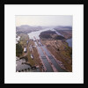 Aerial View of Panama Canal's Miraflores Locks by Anonymous