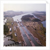 Aerial View of Panama Canal's Miraflores Locks by Anonymous