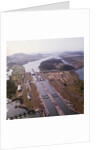 Aerial View of Panama Canal's Miraflores Locks by Anonymous