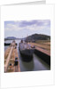View of Ship at Panama Canal's Miraflores Locks by Anonymous