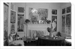 Library in Helena Rubinstein's Apartment by Anonymous