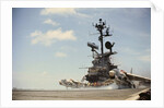 US Navy A-7 Corsair Jet Airplanes Launching From Carrier by Anonymous