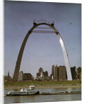 St Louis Arch Undergoing Construction by Anonymous