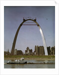 St Louis Arch Undergoing Construction by Anonymous