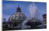 Dome of Saint Peter's with Fountain by Anonymous