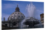 Dome of Saint Peter's with Fountain by Anonymous
