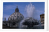 Dome of Saint Peter's with Fountain by Anonymous