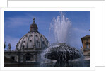 Dome of Saint Peter's with Fountain by Anonymous
