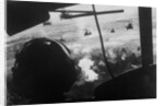 Bell UH-1 Huey Squadron Firing on Vietcong by Anonymous