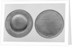 Charles Lindberg's Hubbard Gold Medal by Anonymous