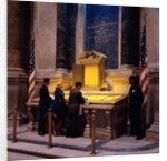 People Viewing the Constitution and Declaration of Independence by Anonymous