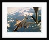 Air Force Jet Refueling While Flying by Anonymous