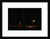 Night View of Tokyo Tower Located in Center of City by Anonymous