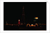 Night View of Tokyo Tower Located in Center of City by Anonymous