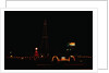 Night View of Tokyo Tower Located in Center of City by Anonymous