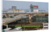 View of Downtown Tokyo with Railroad Yard in Foreground by Anonymous
