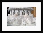 View of Wedding Cake for Luci Johnson and Patrick Nugent by Anonymous