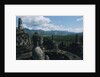 Statue of Buddha Sitting in a Stupa on Candi Borobudur by Anonymous