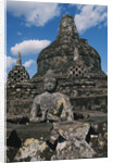 Buddhist Statues on Stupas by Anonymous