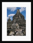 Buddhist Statues on Stupas by Anonymous
