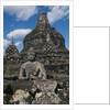Buddhist Statues on Stupas by Anonymous