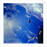 View of Agena Target Vehicle in Sky by Anonymous