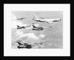 Fighter Jets Refueling in Flight by Anonymous