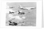 Fighter Jets Refueling in Flight by Anonymous