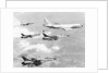 Fighter Jets Refueling in Flight by Anonymous