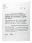 Letter of August 17, 1961 Regarding FBI Wiretapping by Anonymous