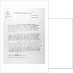 Letter of August 17, 1961 Regarding FBI Wiretapping by Anonymous