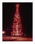 View of Christmas Tree Made of Metal Pipes by Anonymous