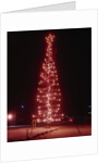 View of Christmas Tree Made of Metal Pipes by Anonymous
