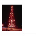 View of Christmas Tree Made of Metal Pipes by Anonymous