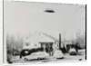Supposed Unidentifiable Flying Object over House by Anonymous