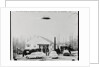 Supposed Unidentifiable Flying Object over House by Anonymous