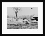 Unidentified Flying Object Flying Over House by Anonymous