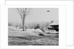 Unidentified Flying Object Flying Over House by Anonymous